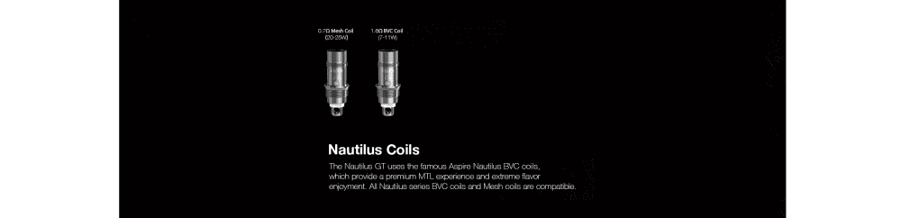 ASPIRE NAUTILUS GT NAUTILUS COILS