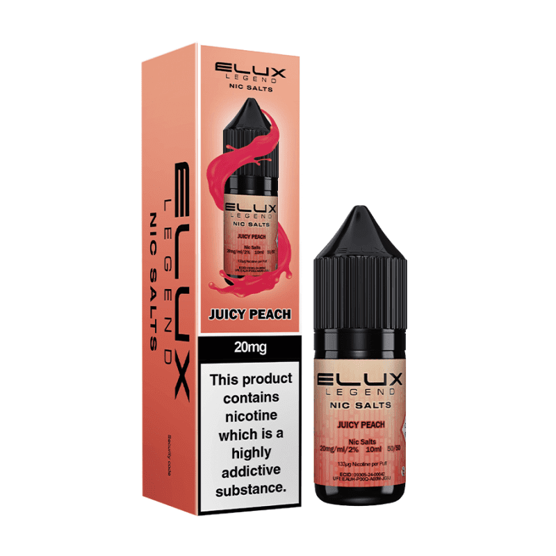 juicy peach elux legend vape juice tablites 880475